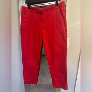 Banana Republic red capri pant